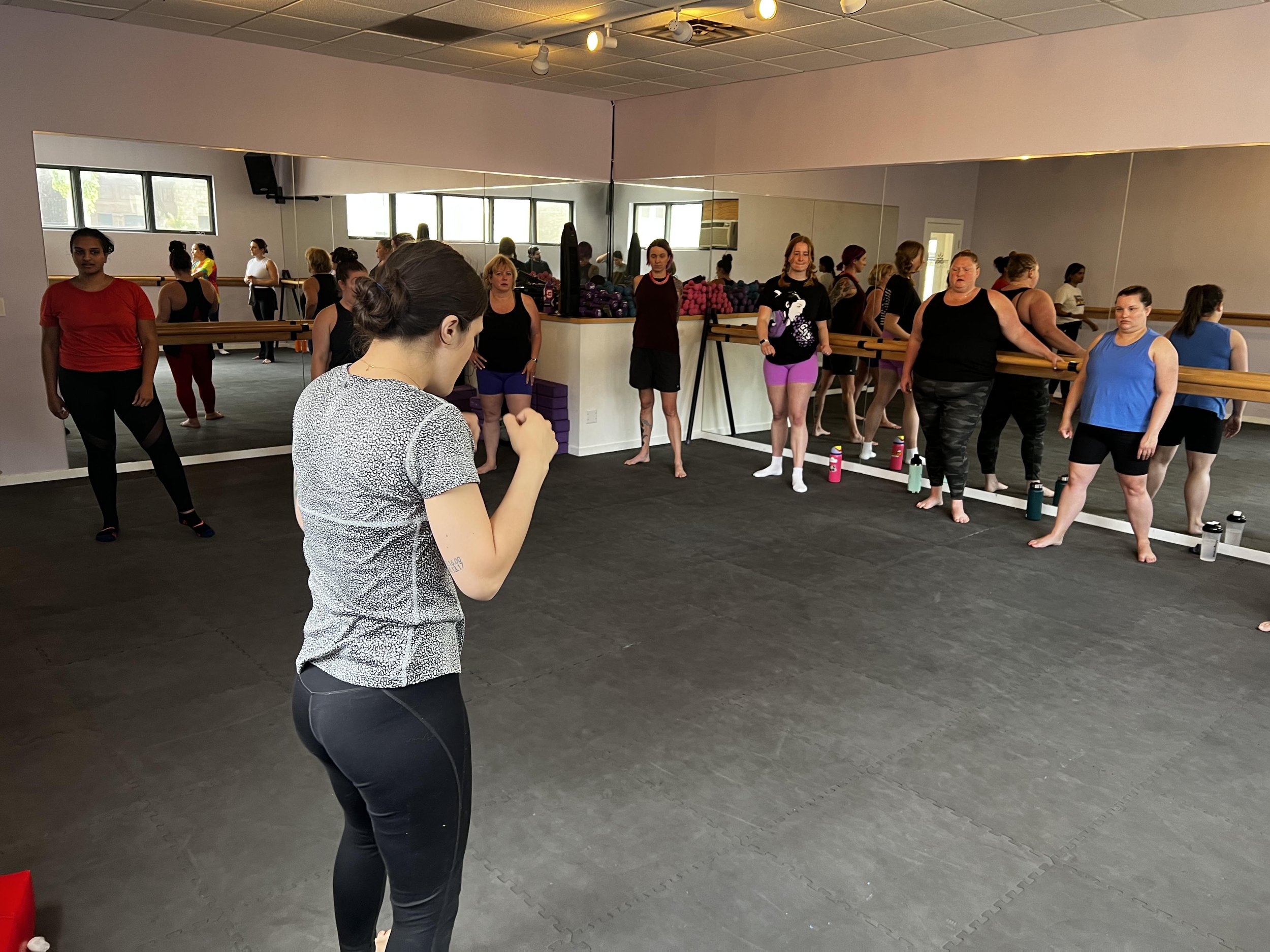 coach karina gonzalez teach women's self defense